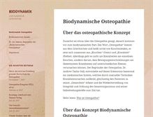 Tablet Screenshot of biodynamik-osteopathie.de